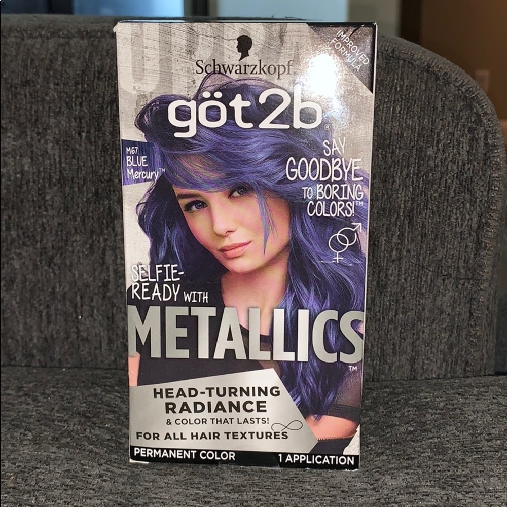 Got2b metallics hair dye